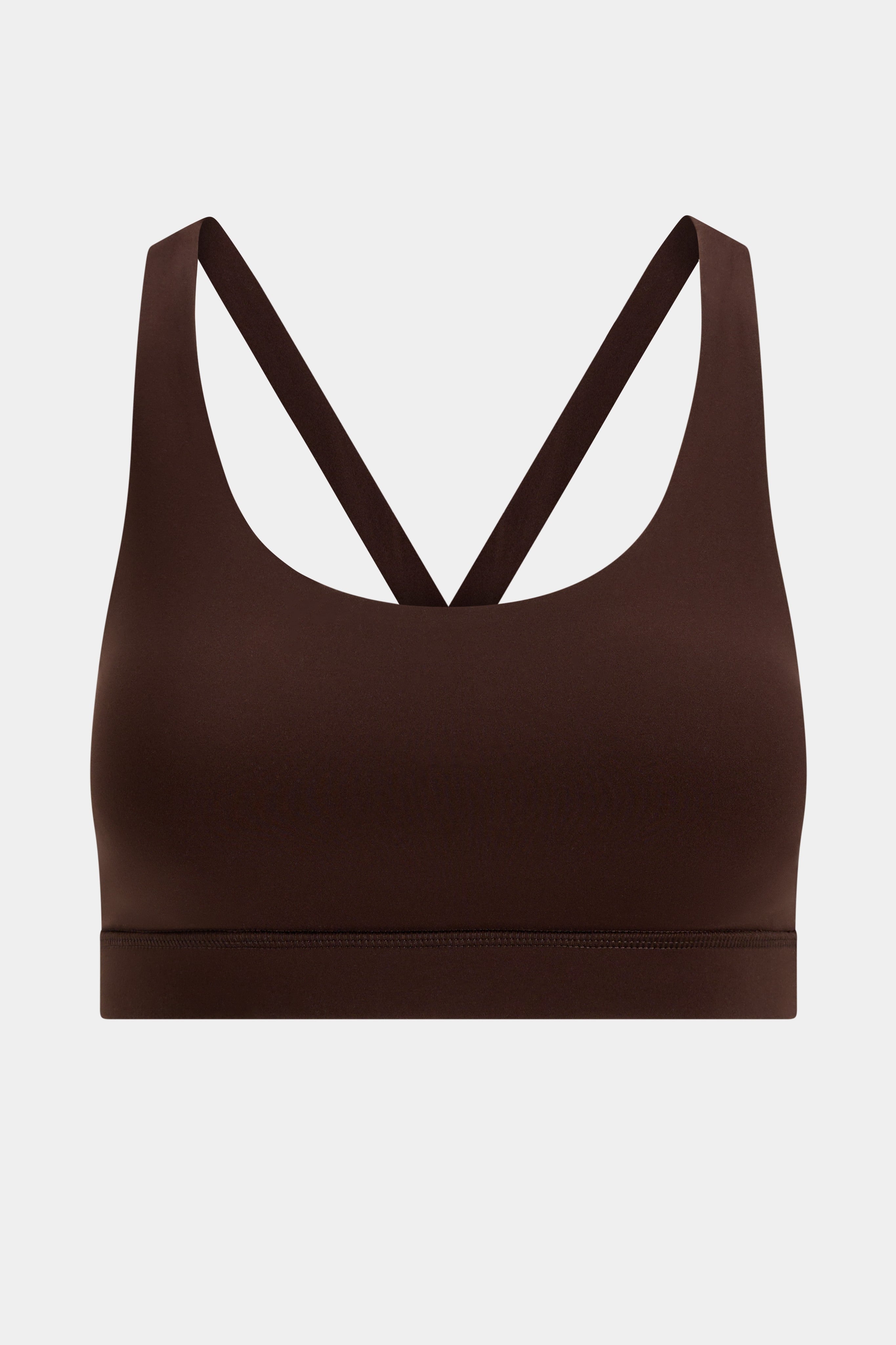 W. Cloudform® Crossback Sports Bra - Espresso